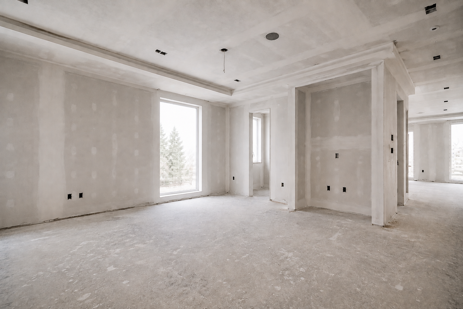 Custom Build Painting & Flooring before
